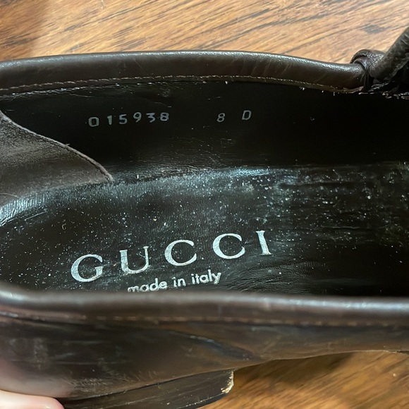 Gucci brown horsebit loafers. Size 8D - Picture 2 of 5